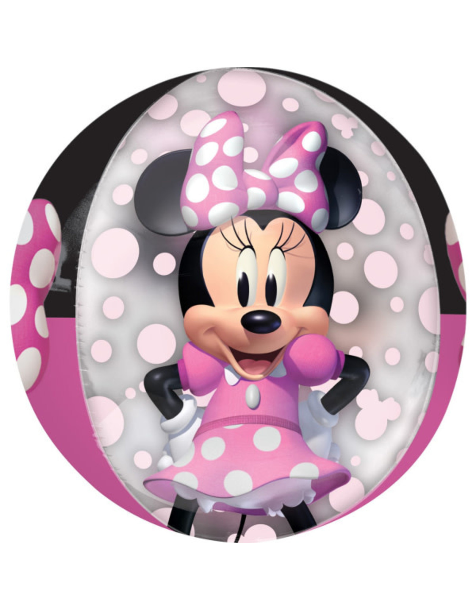 Folieballon orbz Minnie Mouse 38 x 40 cm