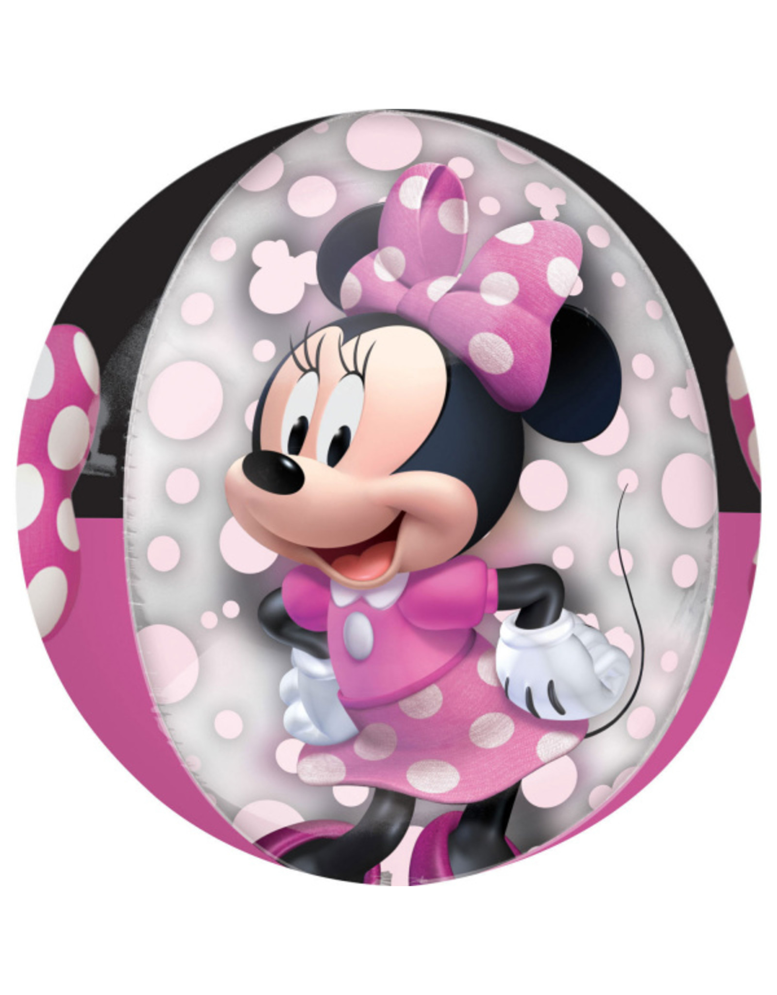Folieballon orbz Minnie Mouse 38 x 40 cm