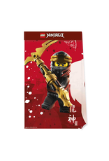 Lego Ninjago uitdeelzakjes papier 4 stuks