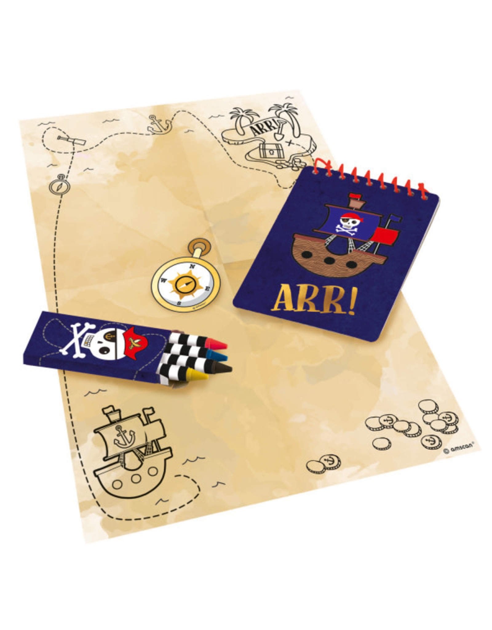 Piraten party game 24-delig