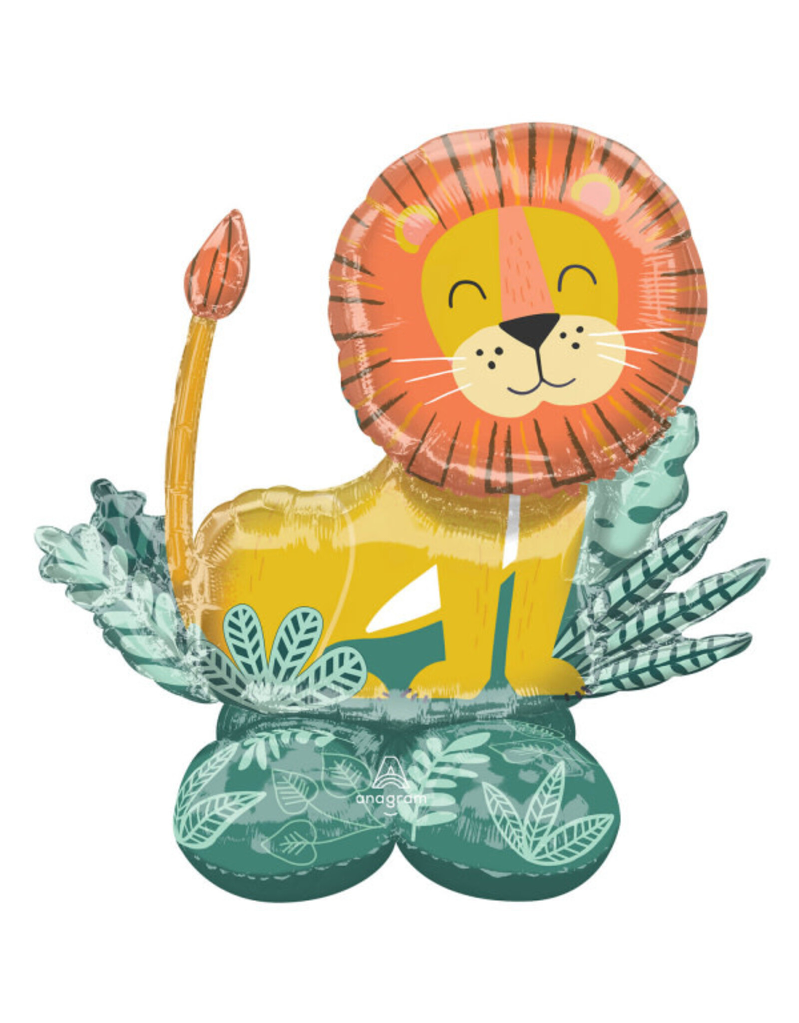 Amscan folieballon airloonz Get wild Leeuw 114 x 109 cm