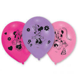 Amscan Latex ballonnen Minnie Mouse 10 stuks 10 inch