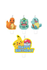 Pokemon kaarsenset 4-delig