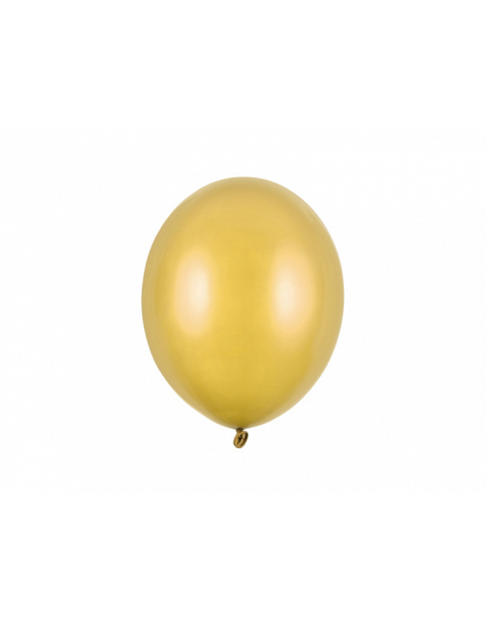 Ballonnen 27 cm metallic goud 10 stuks