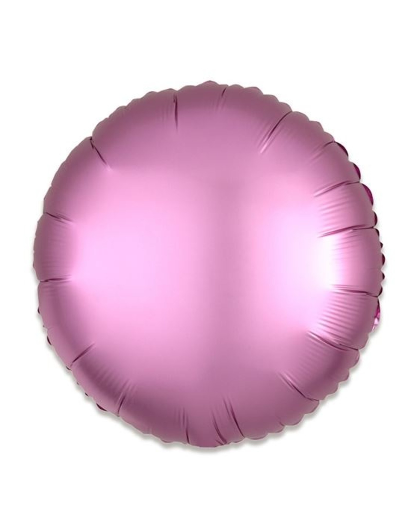 folieballon flamingo roze vorm rond 43 cm