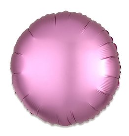 Amscan folieballon flamingo roze vorm rond 43 cm