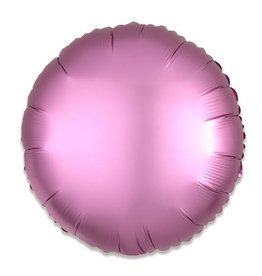 folieballon flamingo roze vorm rond 43 cm
