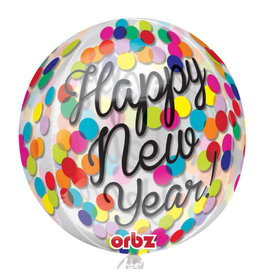 Amscan folieballon orbz Happy New Year