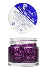 Superstar glittergel huid&haar paars 20 ml