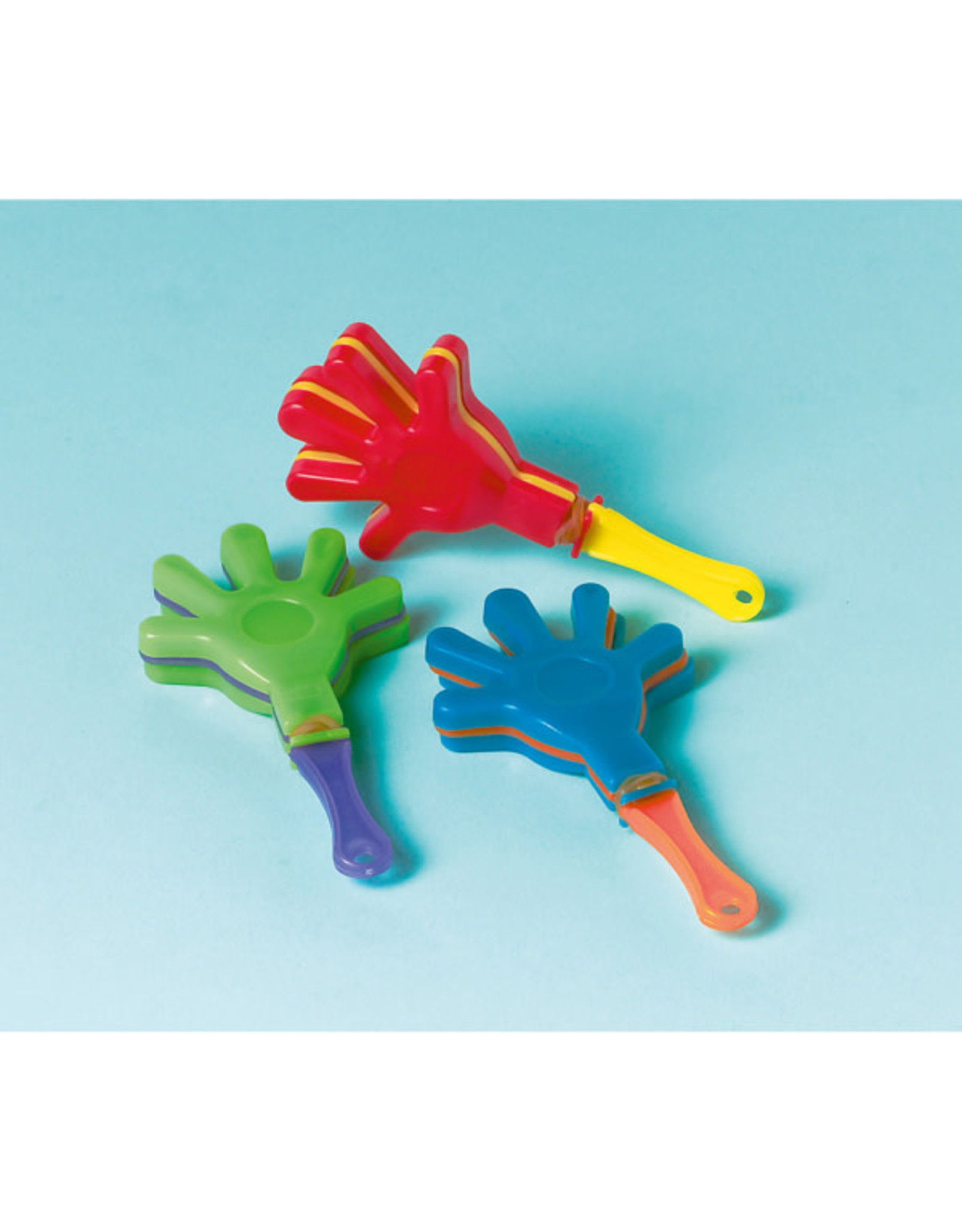 Amscan uitdeelcadeautjes mini hand klappers 12 stuks