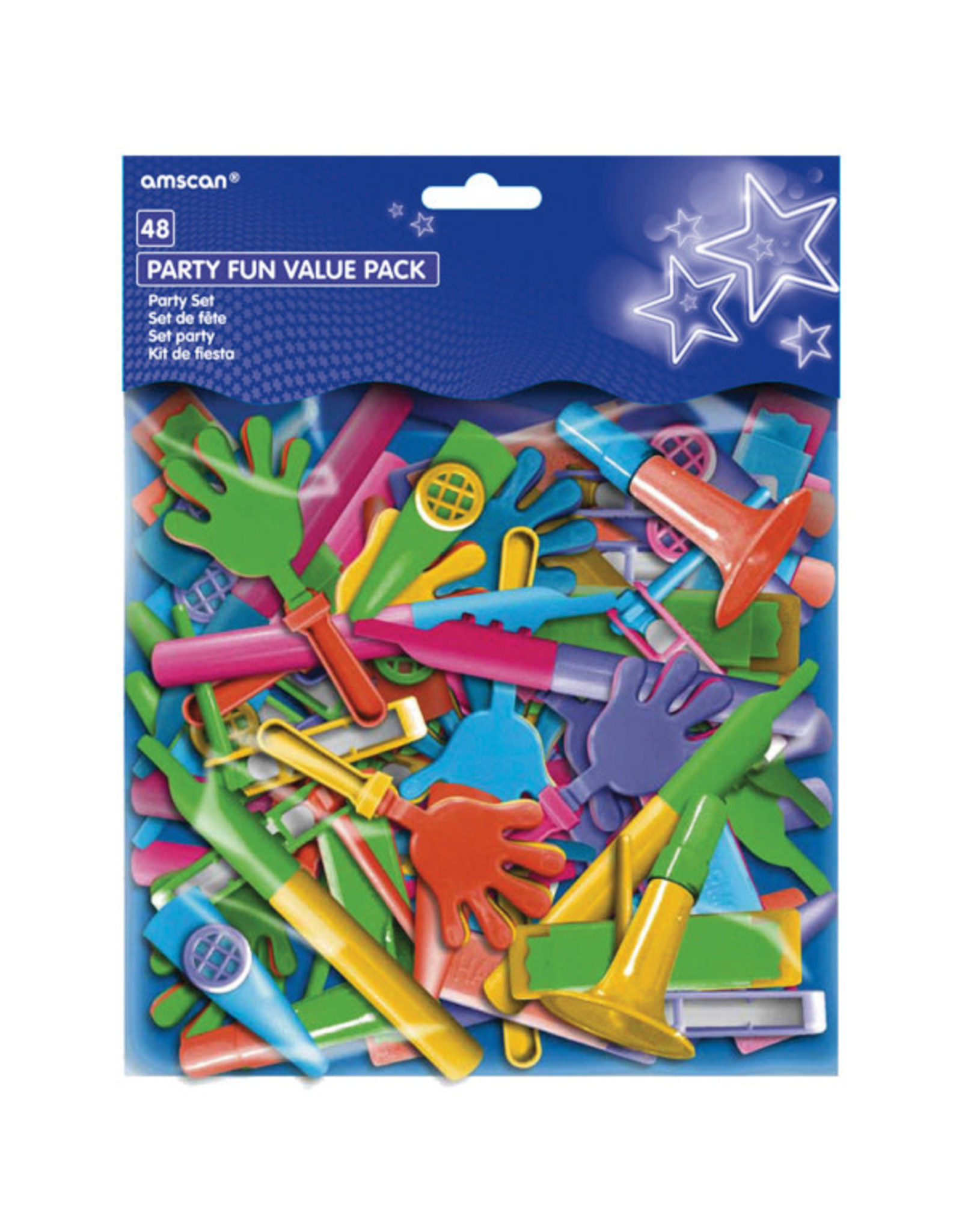 Uitdeelcadeautjes voordeelpack geluidsmakers 48 stuks