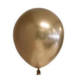 Chroom ballonnen goud 10 stuks