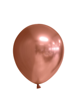 Chroom ballonnen rosé koper 10 stuks