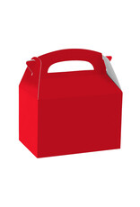Partybox rood 10 x 15 x 10 cm