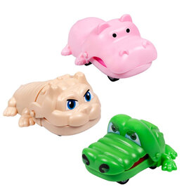 Boland uitdeelcadeautjes terugtrek race-beesten 3 stuks