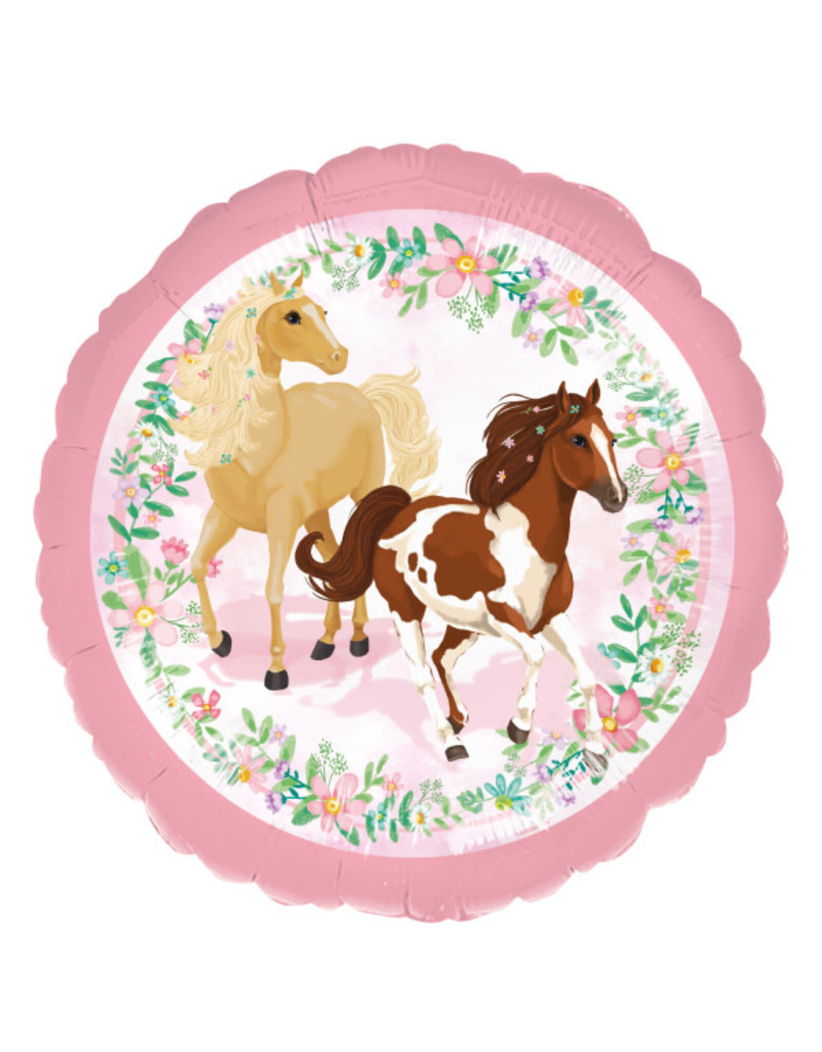 Folieballon beautiful horses 43 cm