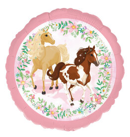 Folieballon beautiful horses 43 cm