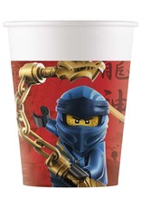 Lego Ninjago kartonnen bekers 200 ml 8 stuks