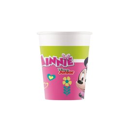 Minnie Mouse kartonnen bekers 250 ml 8 stuks