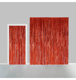 Deurgordijn rood 1 x 2 meter