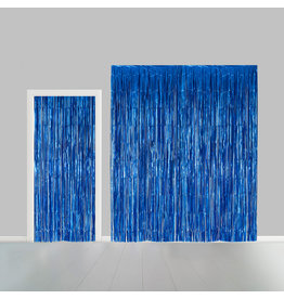 Deurgordijn blauw 1 x 2 meter