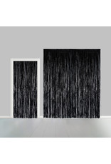 Deurgordijn zwart 100 x 240 cm