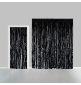 Deurgordijn zwart 1 x 2 meter