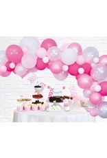 Ballonnenboogset DIY roze/wit 4 meter