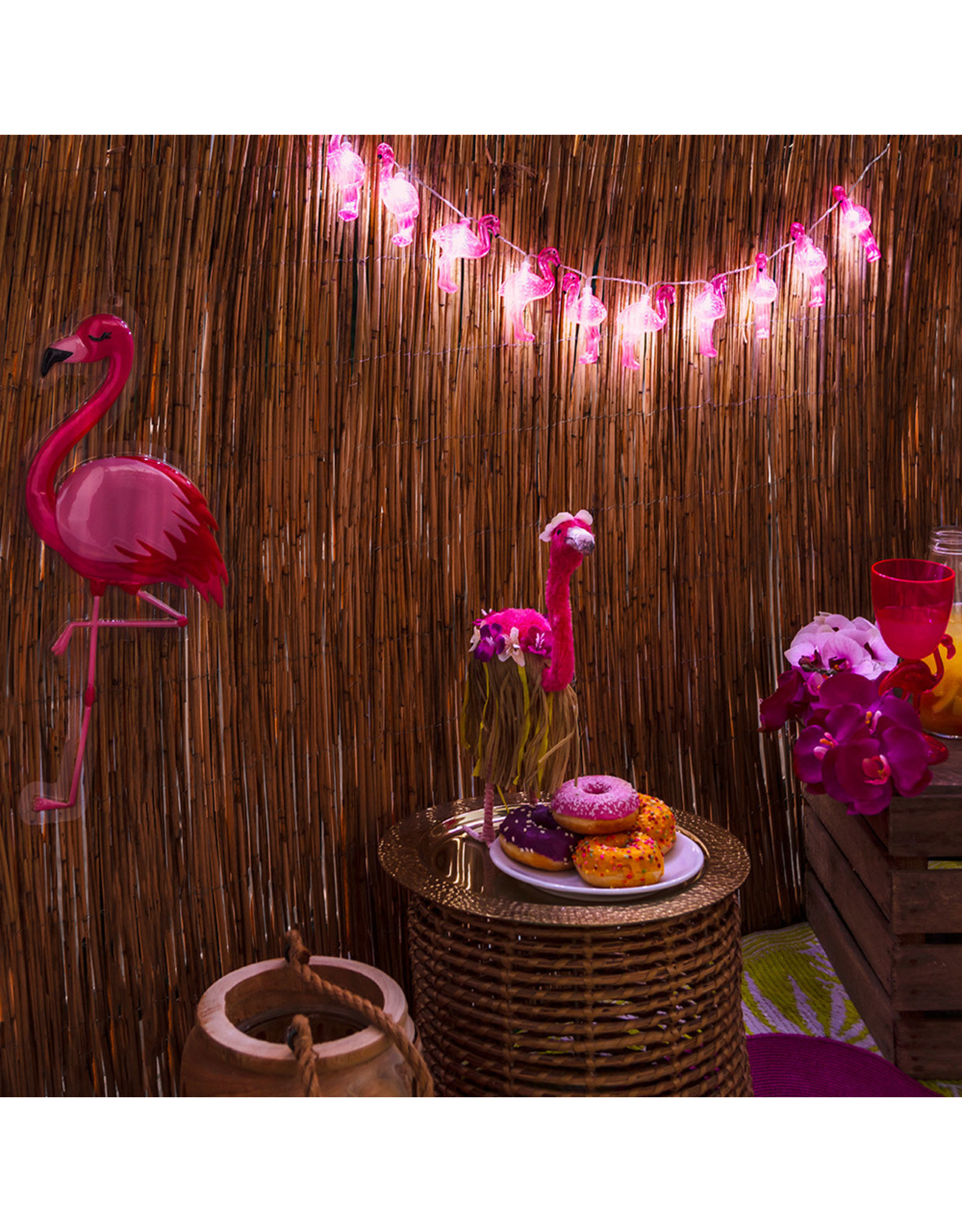 Boland Flamingo Led-lichtsnoer 140 cm