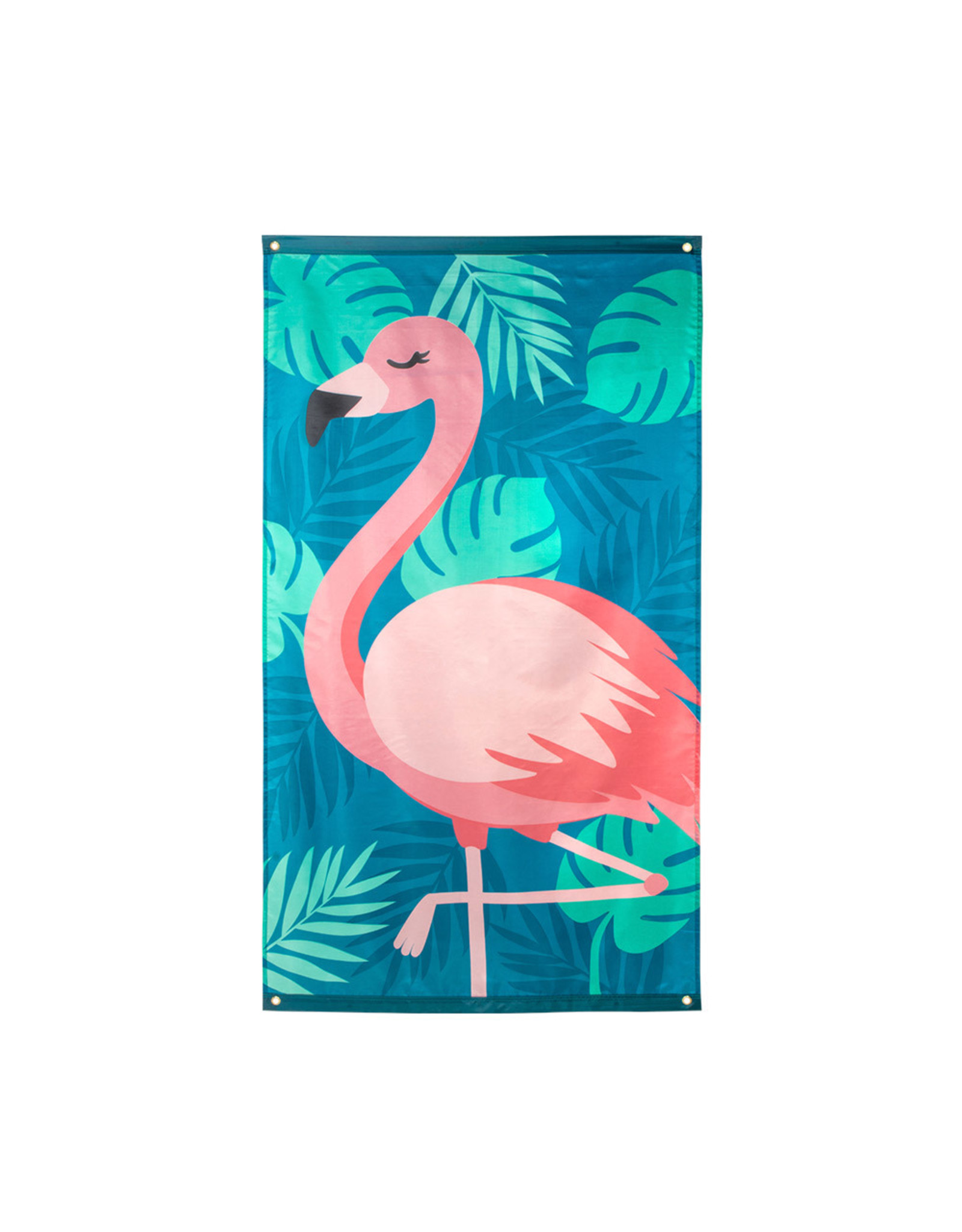 Boland Flamingo polyester vlag 90 x 150 cm