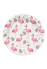 Boland Flamingo borden 23 cm 10 stuks