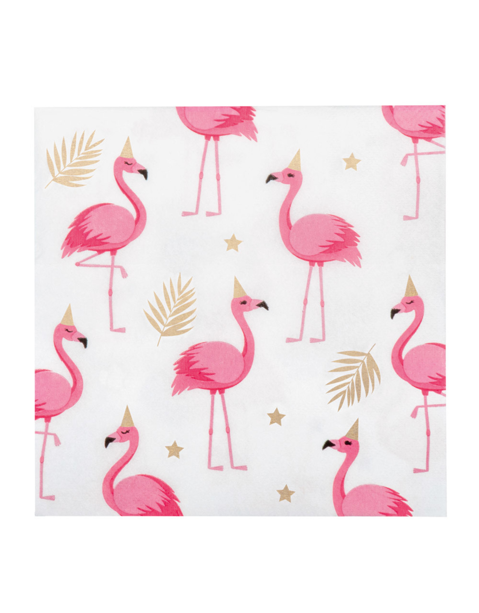 Boland Flamingo servetten 33 x 33 cm 20 stuks