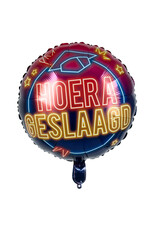 Boland folieballon neon geslaagd 45 cm