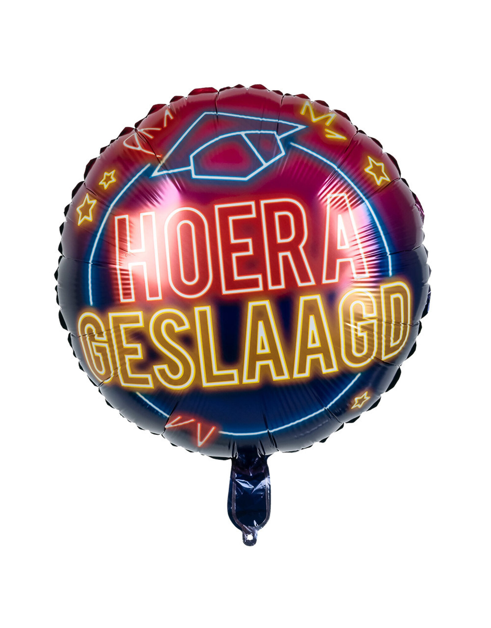 Boland folieballon neon geslaagd 45 cm