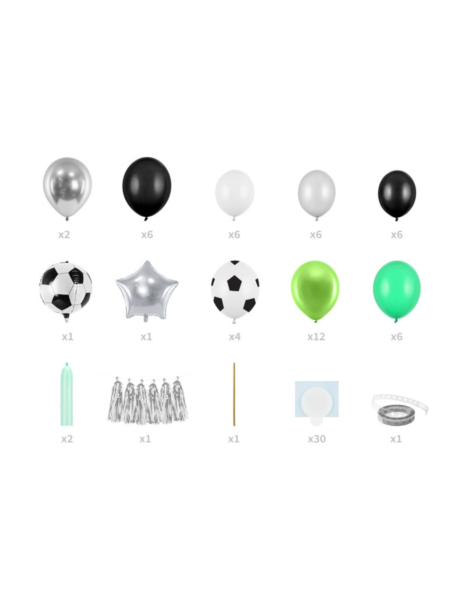 Ballonnenboogset DIY voetbal