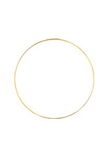 Amscan metalen decoratie ring goud 25 cm