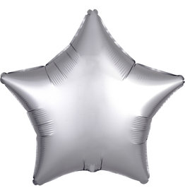 Amscan folieballon zilver vorm ster 48 cm