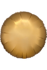 Folieballon goud vorm rond 43 cm