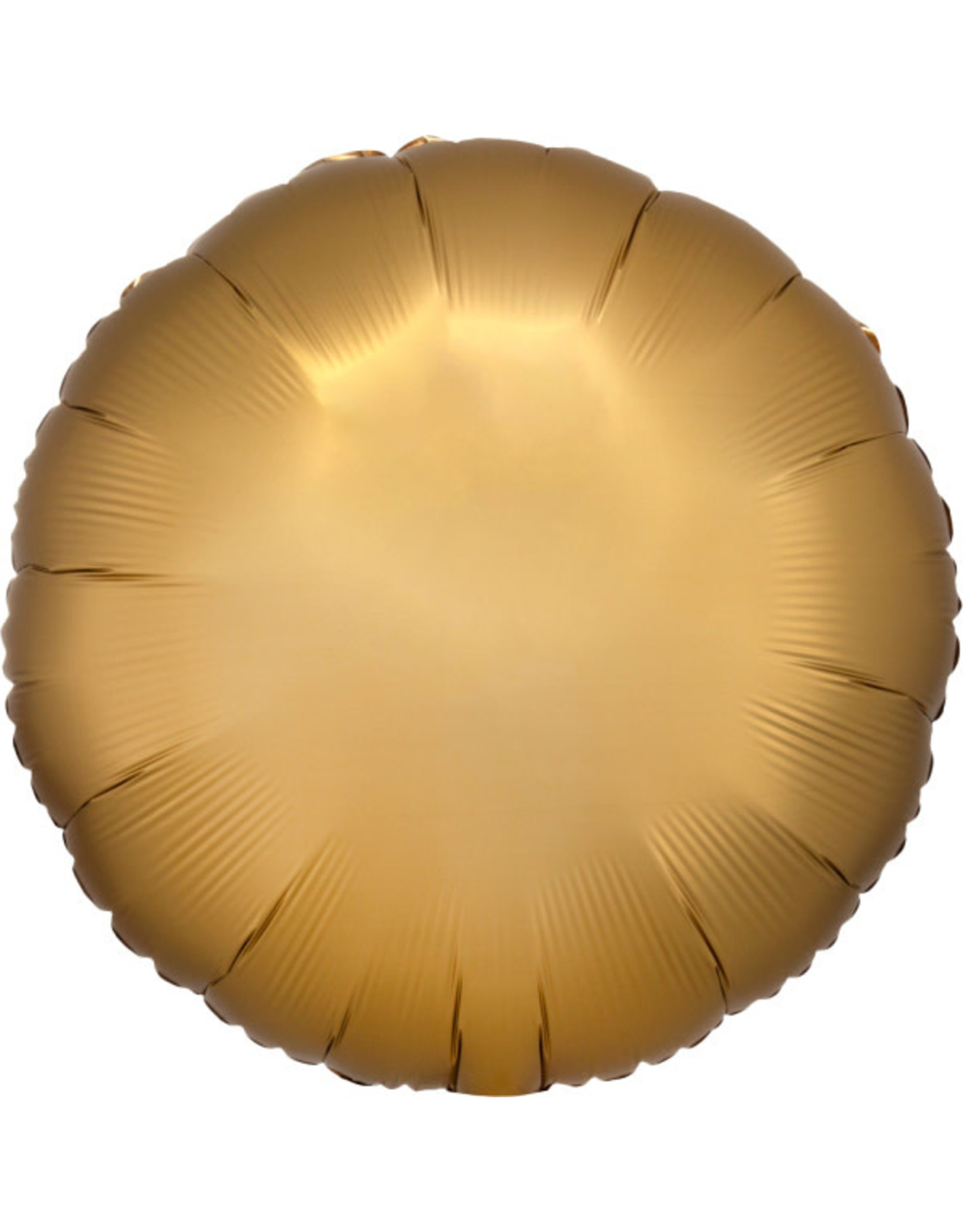 Folieballon goud vorm rond 43 cm