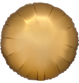 Folieballon goud vorm rond 43 cm