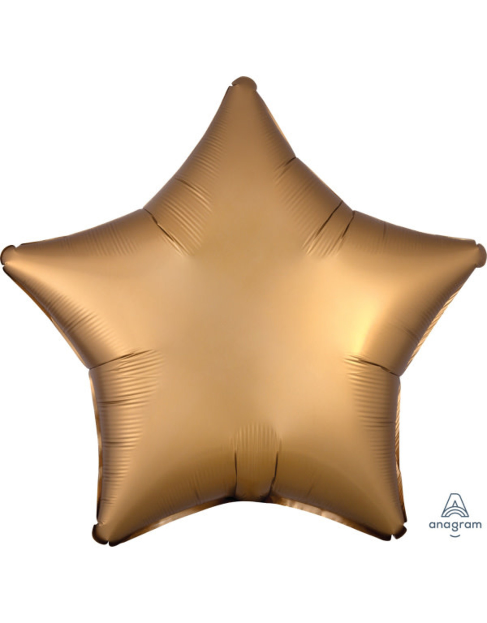 Folieballon goud vorm ster 48 cm