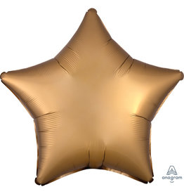 Folieballon goud vorm ster 48 cm
