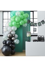 ballonnenboogset DIY  groen zwart game 70 delig
