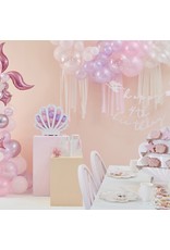 Mermaid ballonnenset staart 73-delig purple pink