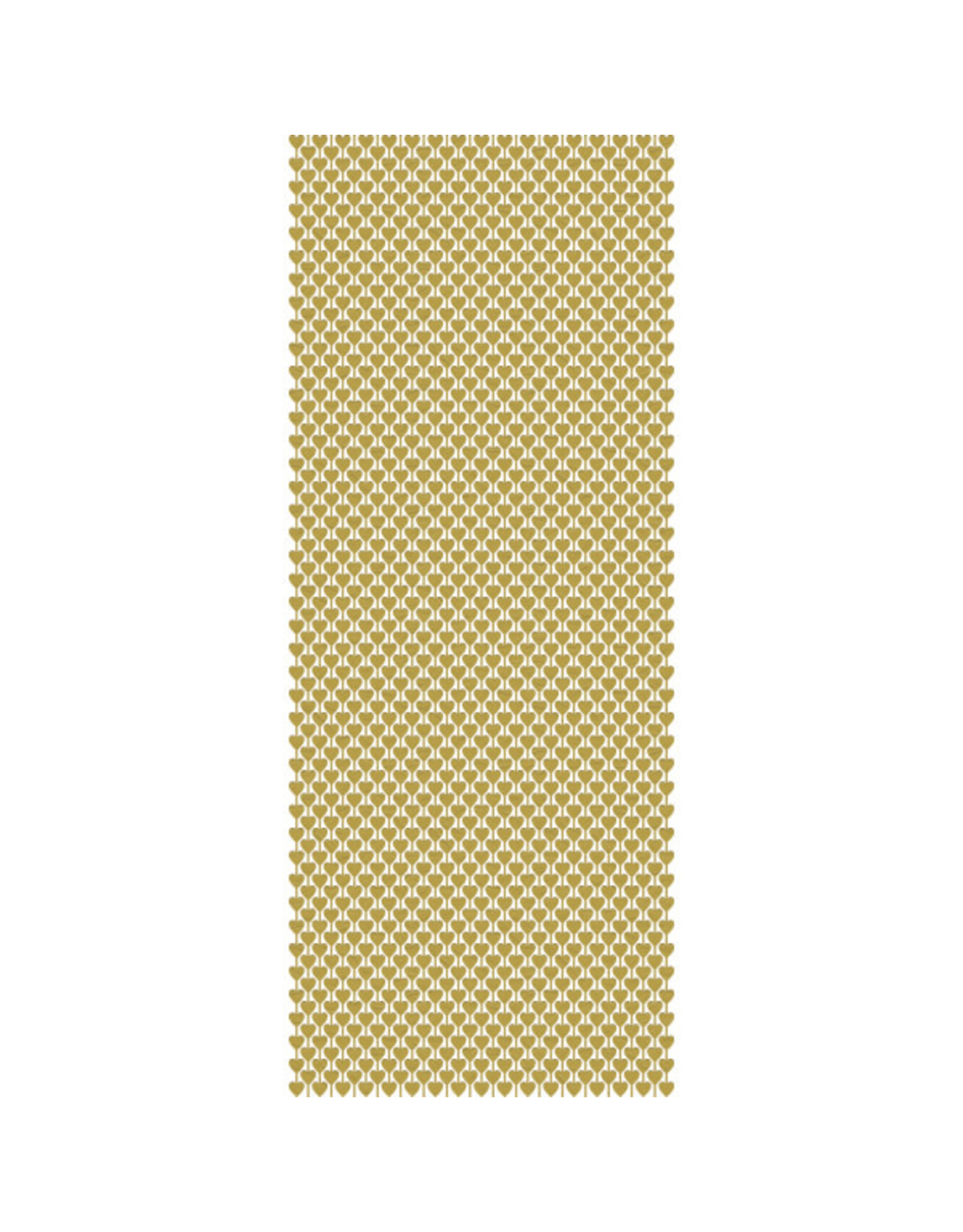 Folie backdrop hartjes goud 1 x 2 meter