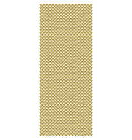 Folie backdrop hartjes goud 1 x 2 meter