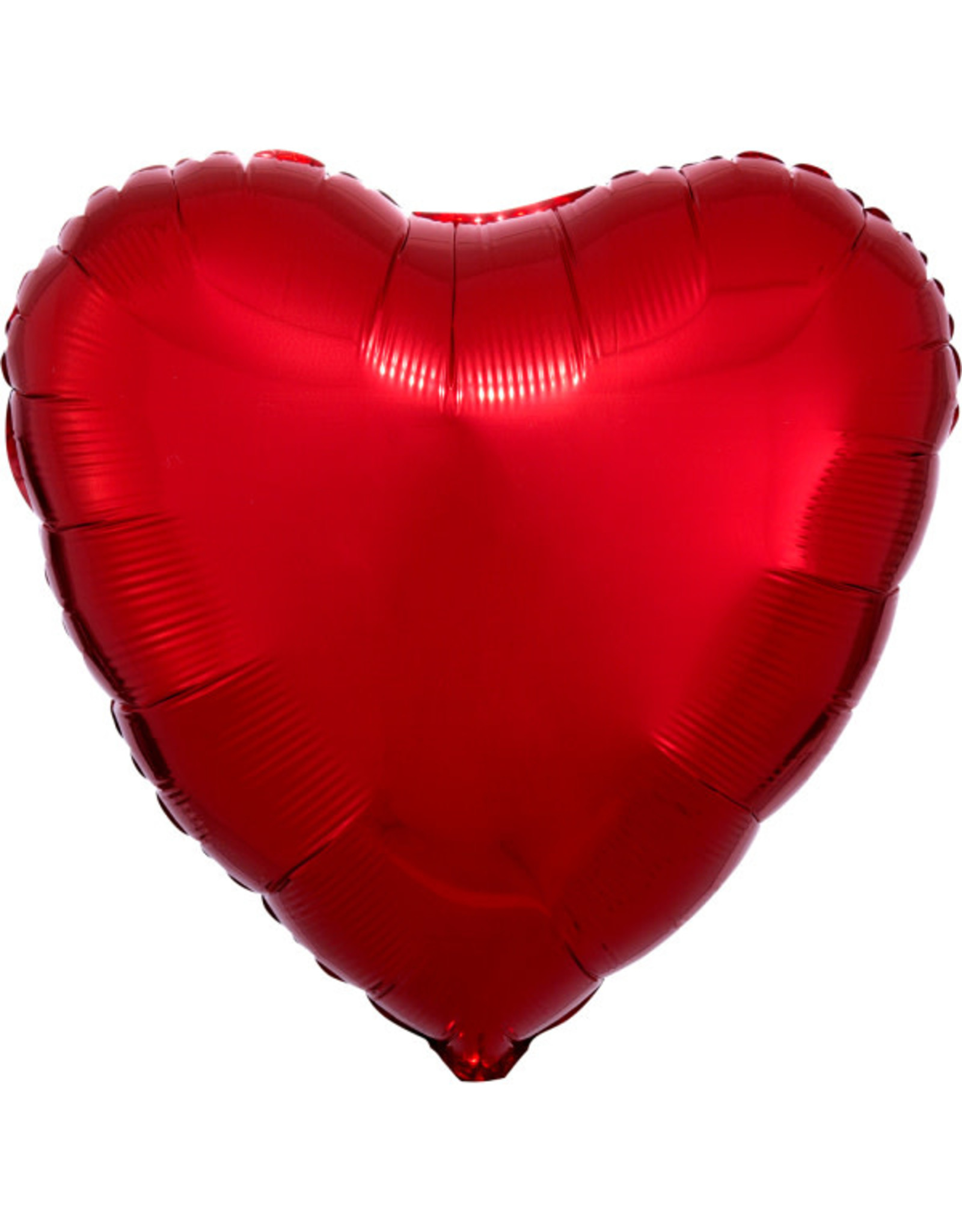 Amscan folieballon rood hart 43 cm