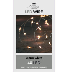 LED verlichting warm white 2 meter (40 LED)