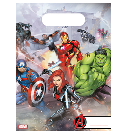 Marvel Avengers plastic uitdeelzakjes 6 stuks