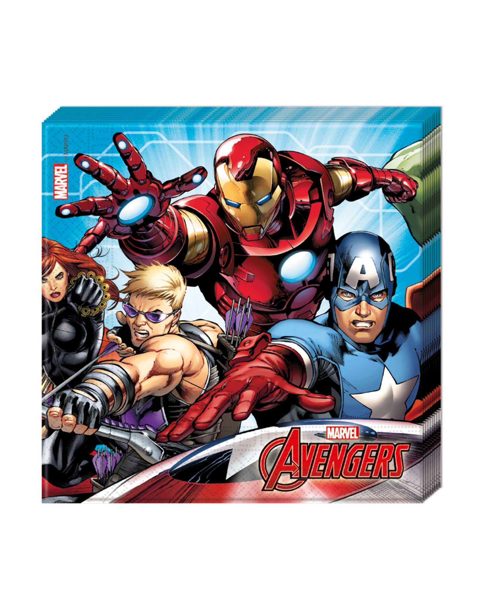 Marvel Avengers servetten 33 x 33 cm 20 stuks
